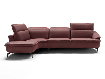 MEDEA - Corner sectional leather sofa by Max Divani - view 2